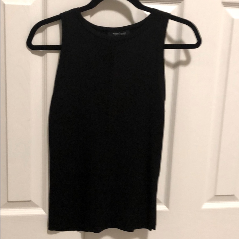 Knit tank black